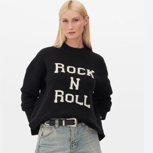 Primark Rock N Roll Wool Blend Oversized Sweater size Small